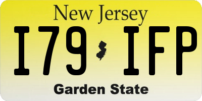 NJ license plate I79IFP