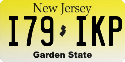 NJ license plate I79IKP