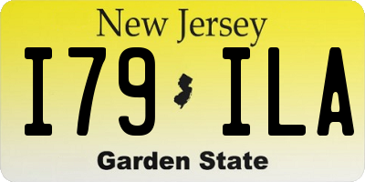 NJ license plate I79ILA