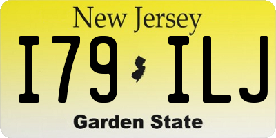 NJ license plate I79ILJ
