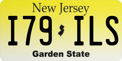 NJ license plate I79ILS