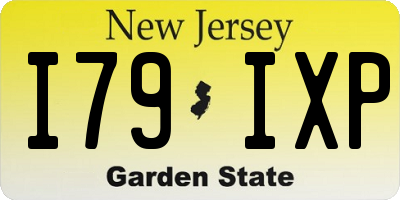 NJ license plate I79IXP