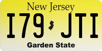 NJ license plate I79JTI