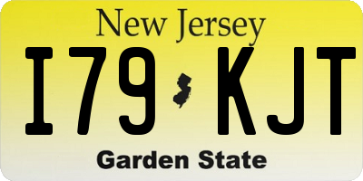 NJ license plate I79KJT