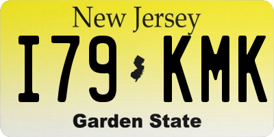 NJ license plate I79KMK