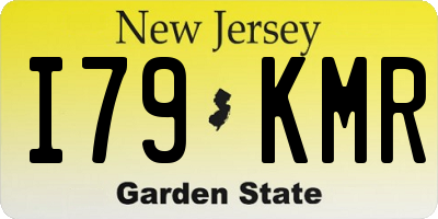 NJ license plate I79KMR