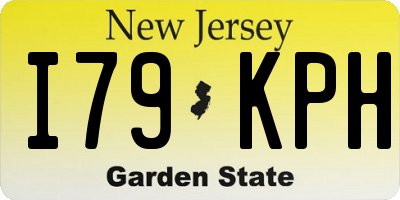 NJ license plate I79KPH