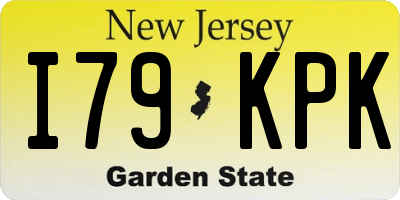 NJ license plate I79KPK