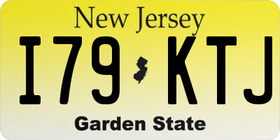 NJ license plate I79KTJ