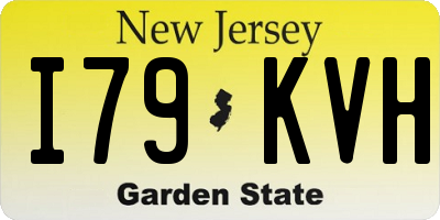 NJ license plate I79KVH