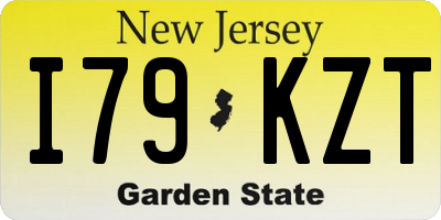 NJ license plate I79KZT