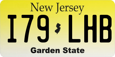 NJ license plate I79LHB