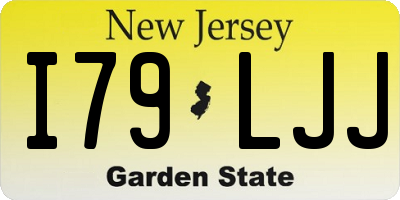 NJ license plate I79LJJ
