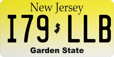 NJ license plate I79LLB