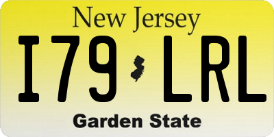 NJ license plate I79LRL