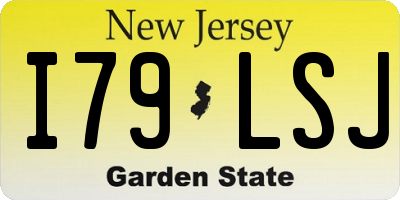 NJ license plate I79LSJ