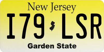 NJ license plate I79LSR