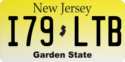 NJ license plate I79LTB