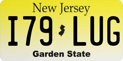 NJ license plate I79LUG