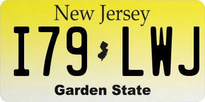 NJ license plate I79LWJ