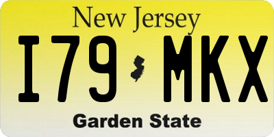 NJ license plate I79MKX