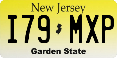 NJ license plate I79MXP