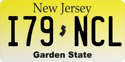 NJ license plate I79NCL