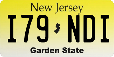 NJ license plate I79NDI