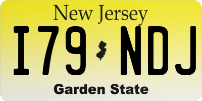 NJ license plate I79NDJ