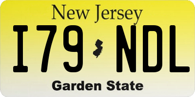 NJ license plate I79NDL