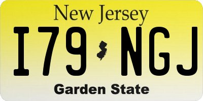 NJ license plate I79NGJ