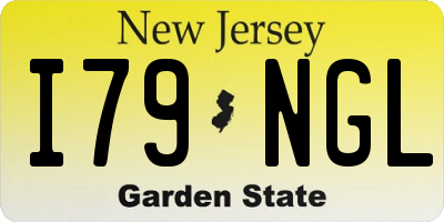 NJ license plate I79NGL