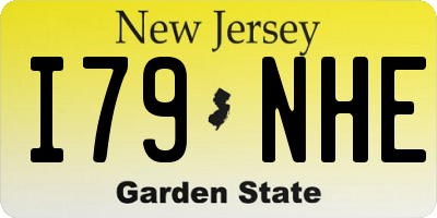 NJ license plate I79NHE