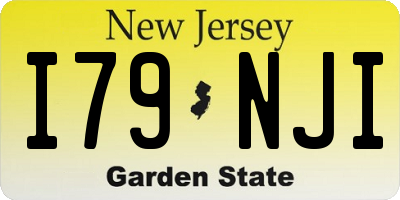 NJ license plate I79NJI