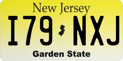 NJ license plate I79NXJ