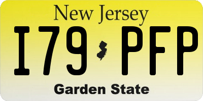NJ license plate I79PFP