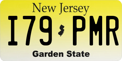 NJ license plate I79PMR