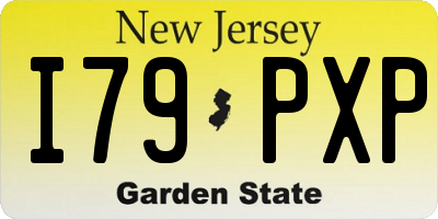 NJ license plate I79PXP