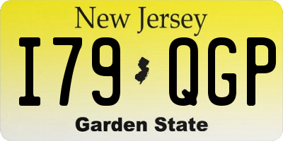 NJ license plate I79QGP