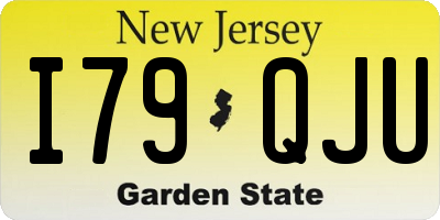 NJ license plate I79QJU