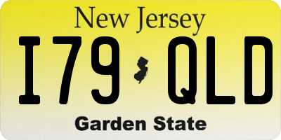 NJ license plate I79QLD