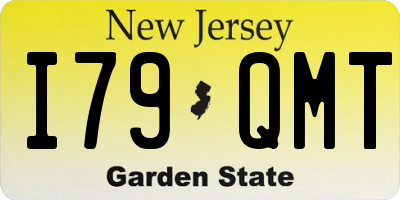 NJ license plate I79QMT