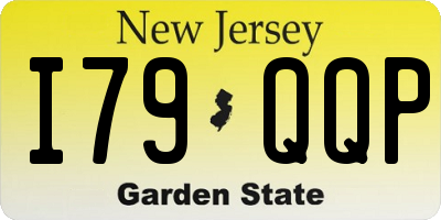 NJ license plate I79QQP