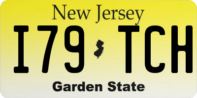 NJ license plate I79TCH