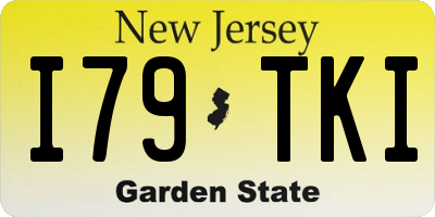 NJ license plate I79TKI