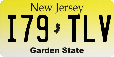 NJ license plate I79TLV