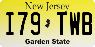 NJ license plate I79TWB