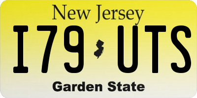 NJ license plate I79UTS