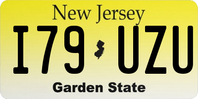 NJ license plate I79UZU