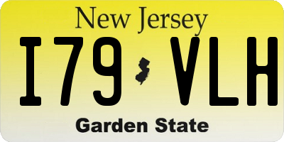 NJ license plate I79VLH